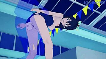 takane shijou and hibiki ganaha in intense sex with creampie 😏