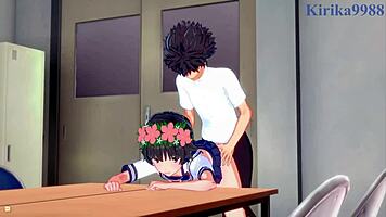 Mikoto Misaka, Kuroko Shirai, Kazari Uiharu, and Toma Kamijo in intense 3D hentai sex