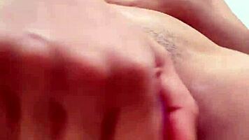i’m pounding my tight 18 year old pussy in this homemade clip.