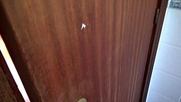 whoa, caught stepmom spying on stepson jerking off in his bedroom!