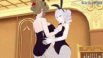 कुसुहा मिजुहा कैगली युला अथा चितोसे किसरागी नाइन सुपर रोबोट वॉर्स गंडम हेनतई में इंटेंस लेस्बियन खेल