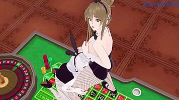 Kusuha Mizuha Cagalli Yula Athha Chitose Kisaragi and Nine engage in intense lesbian play in Super Robot Wars Alpha V and Mobile Suit Gundam Seed hentai