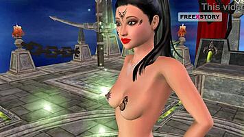 indian teen girl in sexy cartoon positions 😍