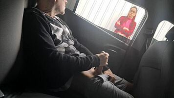 risky outdoor public masturbation on the street in reality for 18-19 year old student who liked my cock