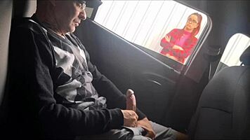 risky outdoor public masturbation on the street in reality for 18-19 year old student who liked my cock