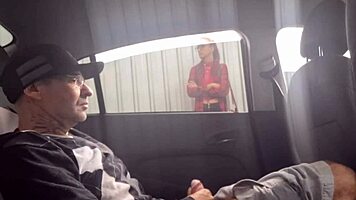 risky outdoor public masturbation on the street in reality for 18-19 year old student who liked my cock