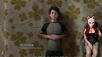 Golden boy bends over for doggystyle hentai fuck