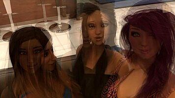 millie is curious about jamie and liz in 3d hentai