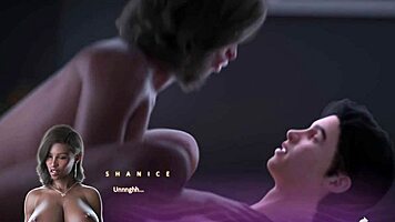 स्टेपमॉम 10-इंच व्हाइट लंड को हार्ड इंटररेसियल थ्रीसम में लेती है मसिव क्रीमपाई के साथ