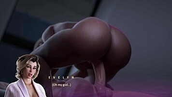 Stepmom Takes 10-Inch White Cock in Hard Interracial Threesome with Massive Creampie