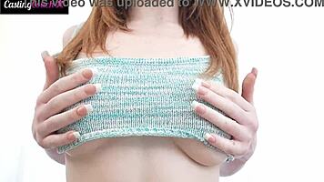 Industry Casting Agent Turns Redhead Slut Harley Into a Cum Rag with Facial and Doggystyle