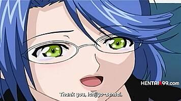career counselling turns into student teacher hentai scene