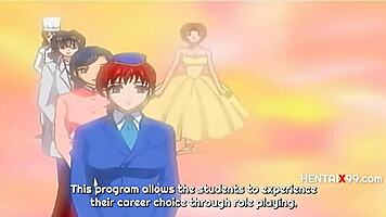 career counselling turns into student teacher hentai scene