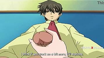 career counselling turns into student teacher hentai scene