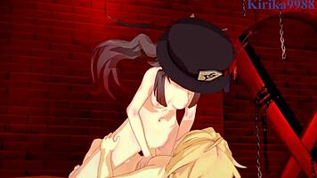 Sucrose And Hu Tao Feel Intense Pleasure With Aether.