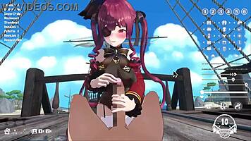 Captain fucks big breasted sailor in 3d