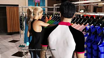 3D animated porn with an 18-year-old blonde called Erynn