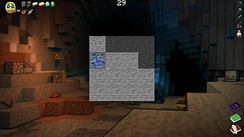 Wanna play Hornycraft? Double creampie in Alex's tight pussy awaits!