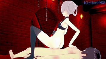 Nazuna Nanakusa has intense sex in call of the night hentai