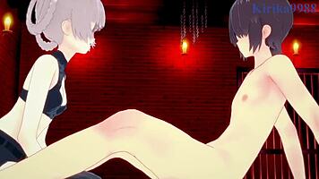 Nazuna Nanakusa has intense sex in call of the night hentai