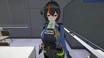 Zhu yuan and grace howard engage in intense pov sex in zenless zone zero hentai