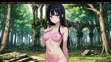 magic reward hentai game ep 1, does that angel pussy make him cum so fast?