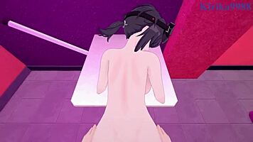 Zhu yuan and grace howard engage in intense pov sex in zenless zone zero hentai