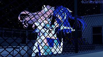 Tsubasa Kazanari, Kanade Am, Maria Cadenzavna Eve in intense futanari sex scene