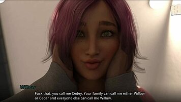 Three Girls Try To Knock John Off His Feet In Homemade Anime Fun