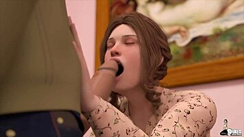 Horny College Boy Bangs Uncle’s Hot Nerdy Wife!