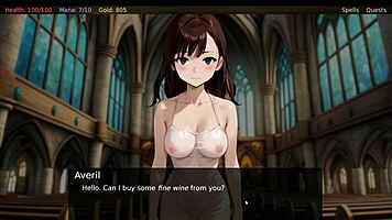magic reward hentai game ep 1, does that angel pussy make him cum so fast?