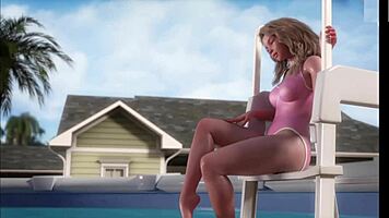 I can't believe this orgy with doctors in Treasure of Nadia game!