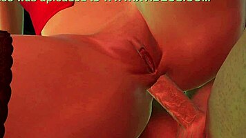 Seductive Elf's New Year's Passion in 3D Anime