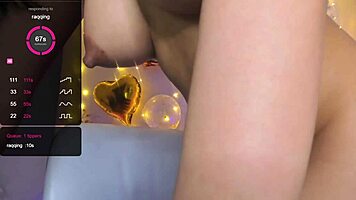 Natural Beauty In Doggy Style, Play With Her Pussy Now!