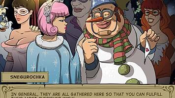 Young bunny girl throat fucked by old man in hentai cartoon