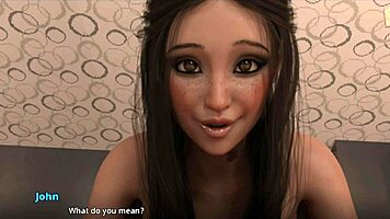 Brunette Milf Catches John Fucking Jamie