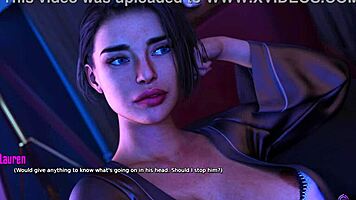 step son seducing his sexy step mom with a massage at night in 3d hentai animated porn from life in santa county.