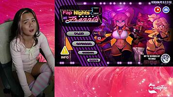 Big tiddy Chiku hunts me in Fap Nights at Frennis Hentai Game