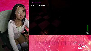 Big tiddy Chiku hunts me in Fap Nights at Frennis Hentai Game