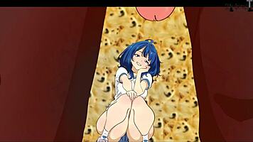 Anna Yanami's Intense Double Penetration In Hentai Parody