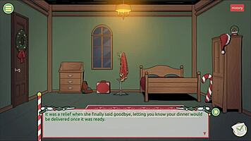 claus secret xmas hentai game ep 3 mrs santa teases with underskirt anal plug in 3d 😈