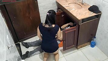 Wife Betrays Trust with Plumber in Shocking Home Encounter