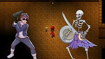 hey, check out that huge facial in the harem game ep 12 with an accidental boner?