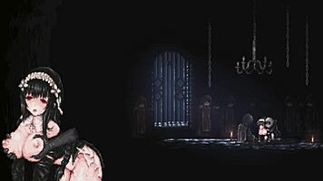 maid teen overwhelmed by orgasm in cultist prison