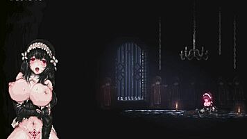 maid teen overwhelmed by orgasm in cultist prison