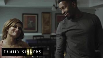 Hey, watch this petite 18+ babe get her pussy dominated by father-in-law!