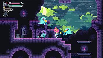 Flip witch pixel hentai game episode 10 features femdom ghost riding