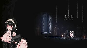 maid teen overwhelmed by orgasm in cultist prison