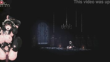 maid teen overwhelmed by orgasm in cultist prison