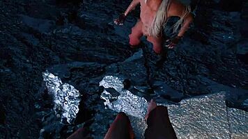 Zelda sex at hot springs 3d hentai